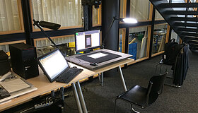 Ein weiteres Beispiel für die Installation eines Museumsscanners Ein weiteres Beispiel für die Installation eines Museumsscanners