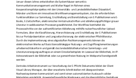 Elektronische Pflichtexemplare: Synergieeffekte für nordrhein-westfälische Universitäts- und Landesbibliotheken Elektronische Pflichtexemplare: Synergieeffekte für nordrhein-westfälische Universitäts- und Landesbibliotheken