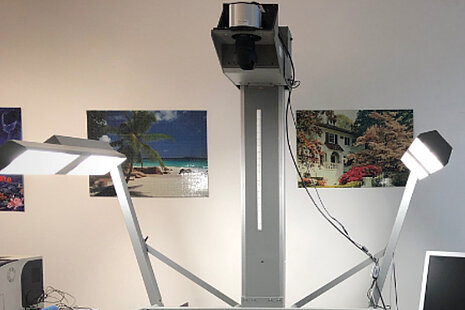 Drittes Beispiel Installation einer Reprokamera Drittes Beispiel Installation einer Reprokamera