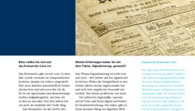 Interview Kreisarchiv Calw Interview Kreisarchiv Calw