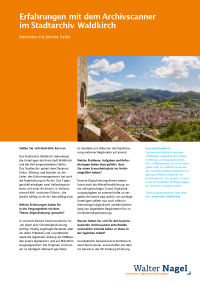 Interview mit Juliane Geike vom Stadtarchiv Waldkirch Artikel zum Interview mit Juliane Geike